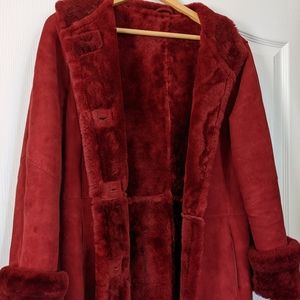 DANIER Red Sheepskin Jacket